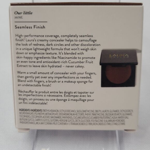 Laura Geller Seamless Finish Full Coverage Concealer Deep NWT - Picture 4 of 4